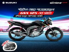 An Attractive Suzuki Helmet For Free With The Suzuki GSX 125!